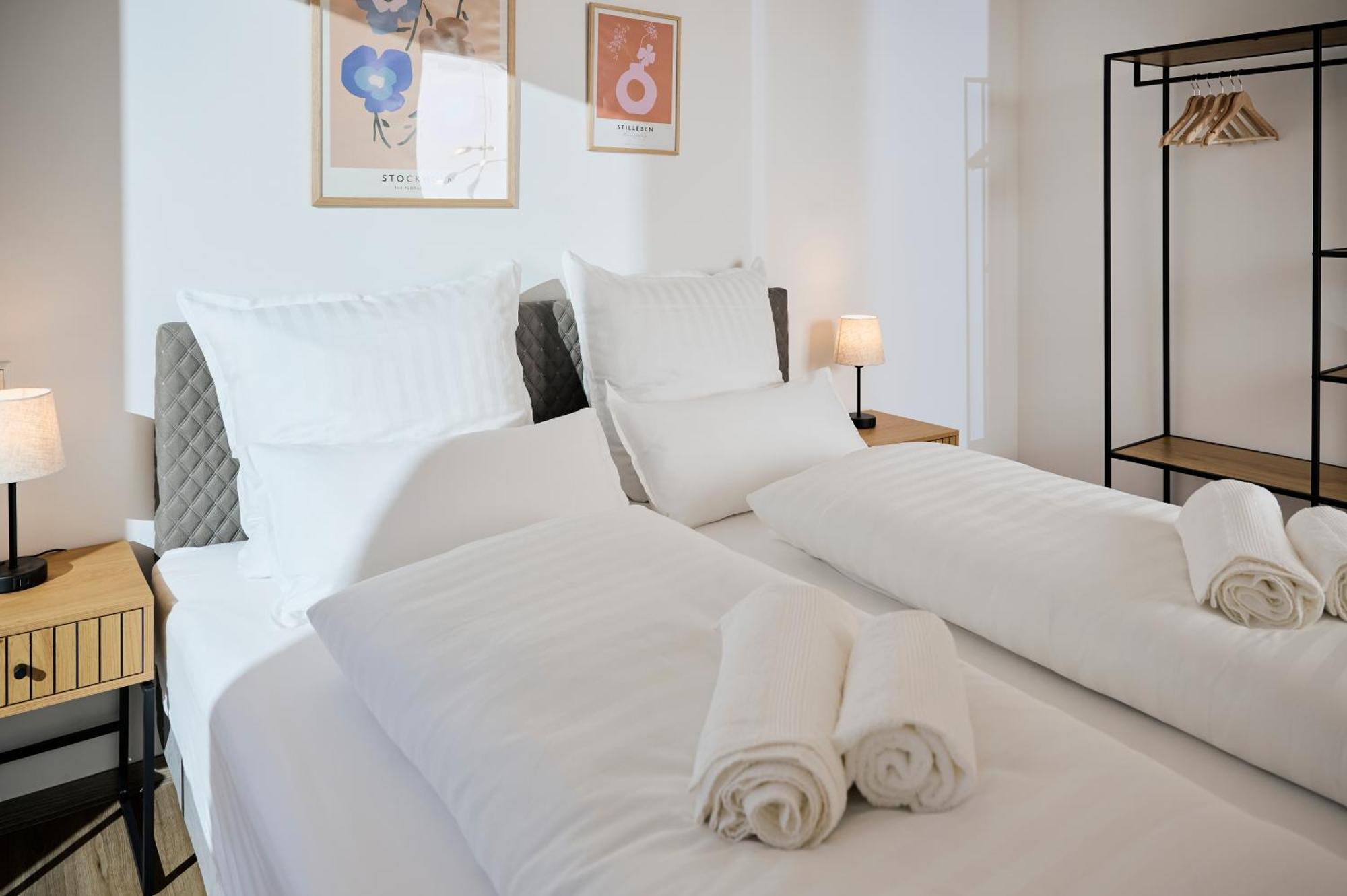 Moderne Apartments Mit Highspeed-Wlan Und Gratis-Tiefgarage Ihr Perfekter Rueckzugsort Nahe Dem Zentrum Und Der Therme I Barrierearm 巴特基辛根 外观 照片