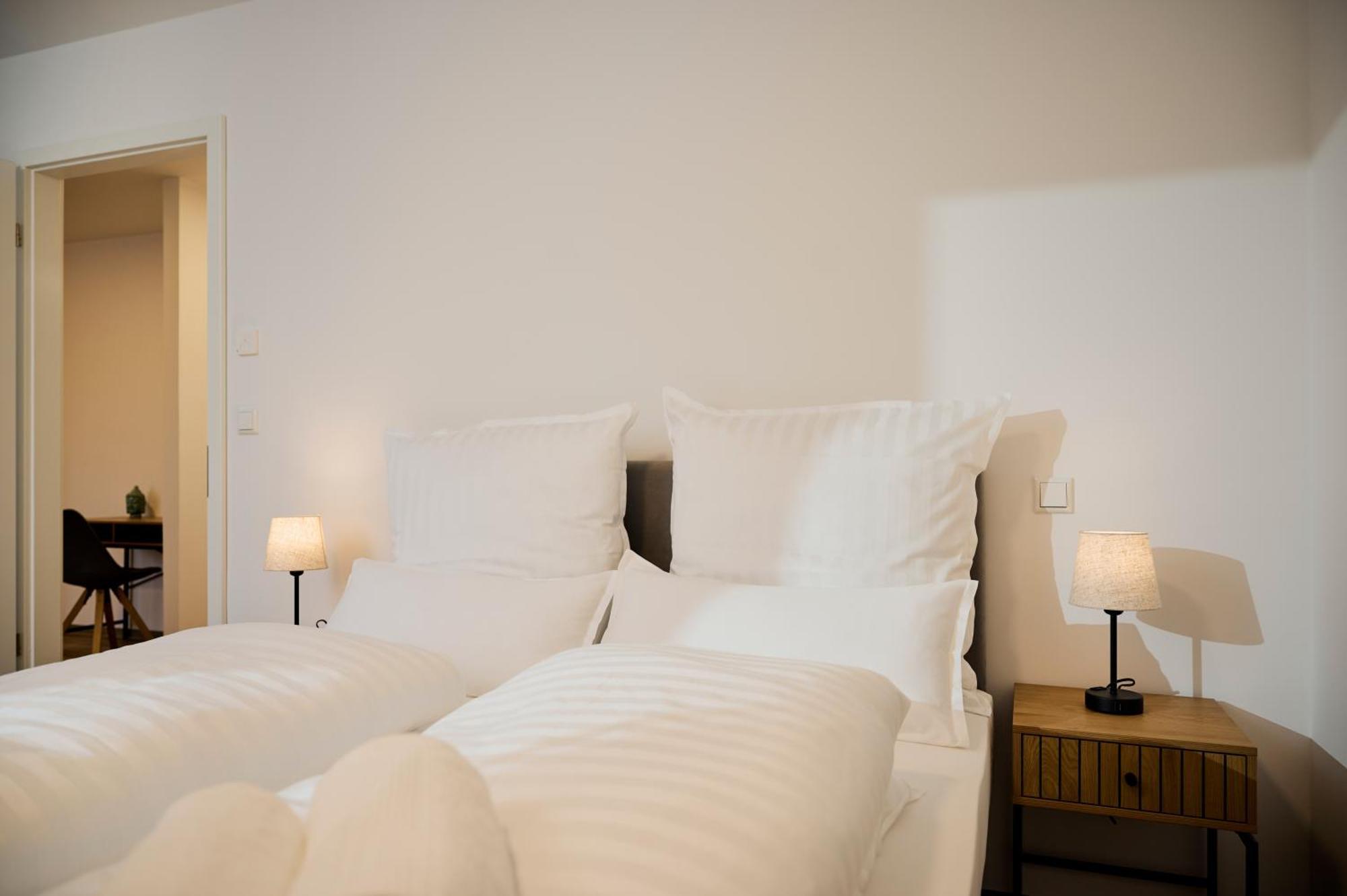 Moderne Apartments Mit Highspeed-Wlan Und Gratis-Tiefgarage Ihr Perfekter Rueckzugsort Nahe Dem Zentrum Und Der Therme I Barrierearm 巴特基辛根 外观 照片