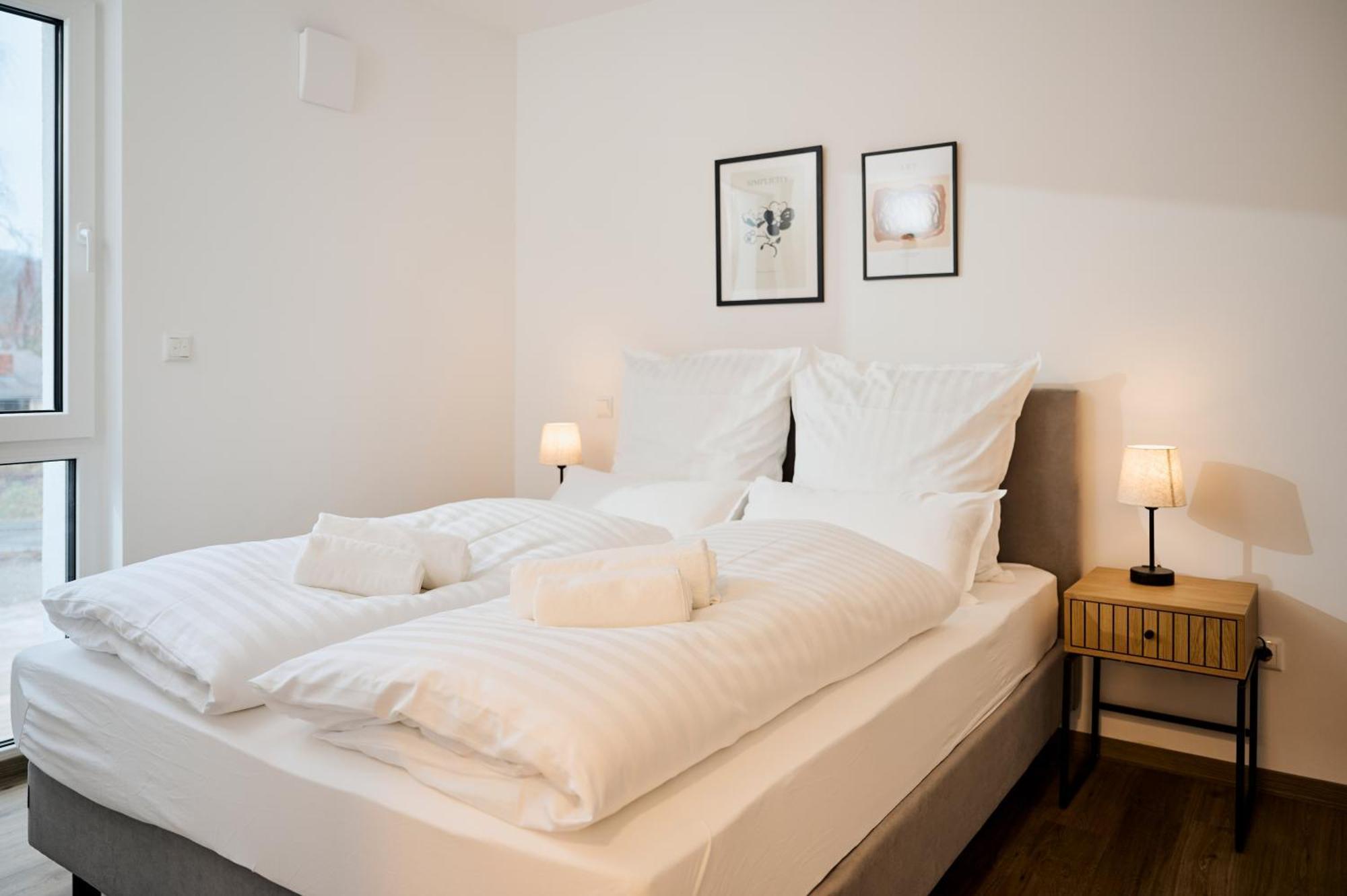Moderne Apartments Mit Highspeed-Wlan Und Gratis-Tiefgarage Ihr Perfekter Rueckzugsort Nahe Dem Zentrum Und Der Therme I Barrierearm 巴特基辛根 外观 照片